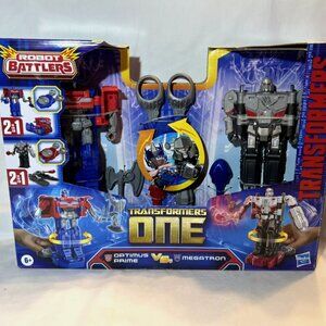 Transformers One Robot Battlers 2Pack Optimus Prime vs. Megatron Action Figures